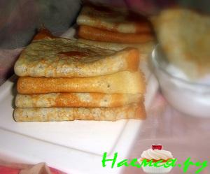 Французские блинчики с маком Французские блинчики с маком