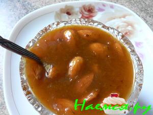 Абрикосовое повидло с миндалем Абрикосовое повидло с миндалем