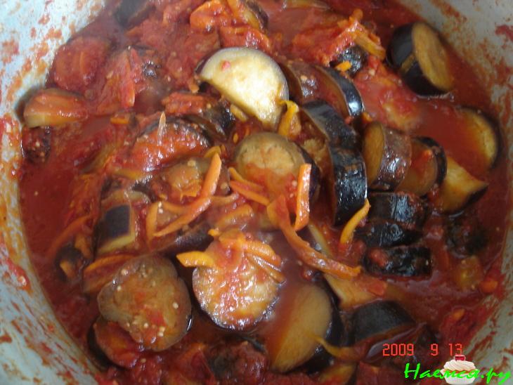 Баклажаны в аджике  