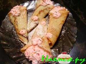 Трубочки со сливками Трубочки со сливками