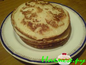 Блинчики с яблочным припёком