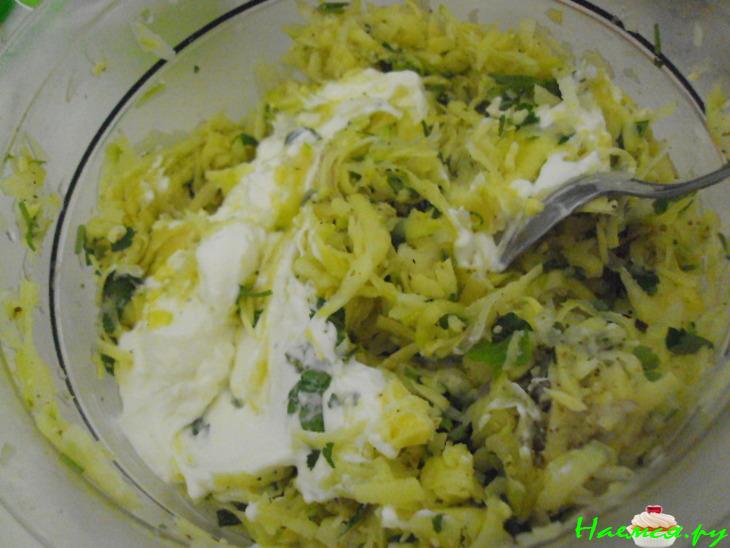 Картофельно-кабачковые оладьи