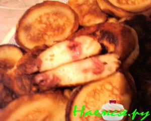 Оладьи с начинкой