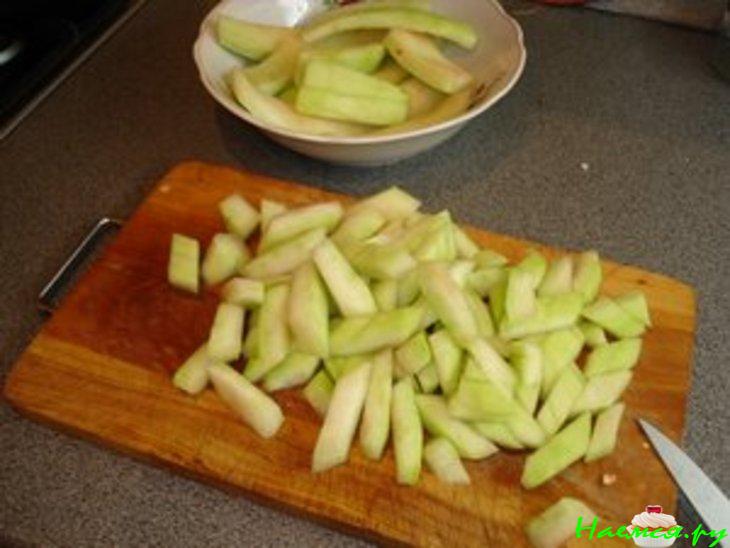 Цукаты из арбузных корок