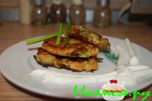 Оладушки овощные