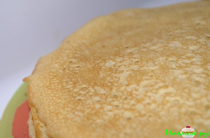 Заварные блинчики на кефире