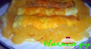 Бризоль с апельсиновым соусом