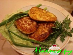 Картофельные оладьи с сыром Картофельные оладьи с сыром
