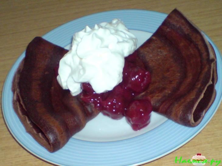 Блины шоколадные "Шварцвальд" (День второй..)