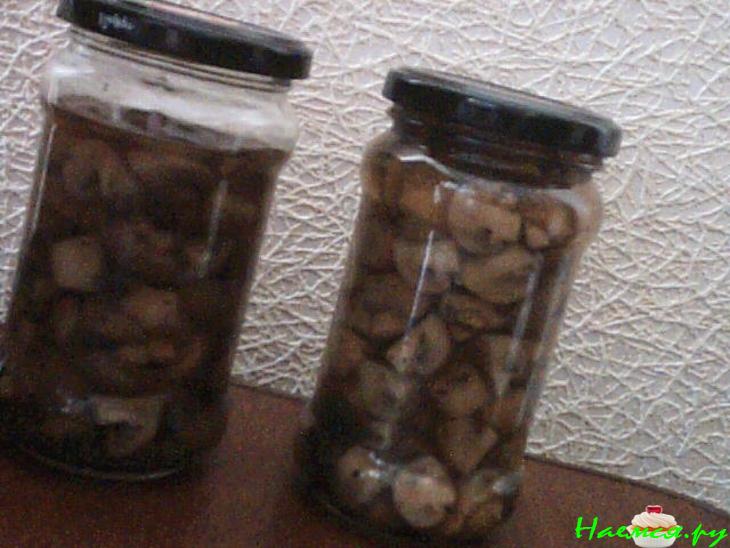 Отварные шампиньоны маринованные Отварные шампиньоны маринованные