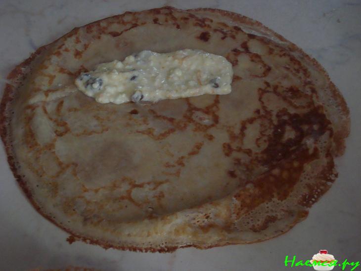 Творожная начинка для блинчиков