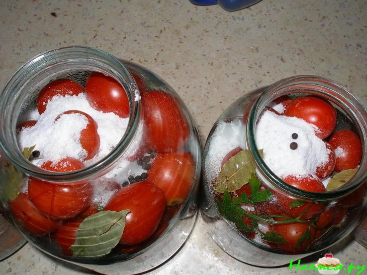 Крохи-помидорчики маринованные Крохи-помидорчики маринованные
