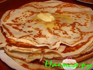 Блинчики нежные на кефире