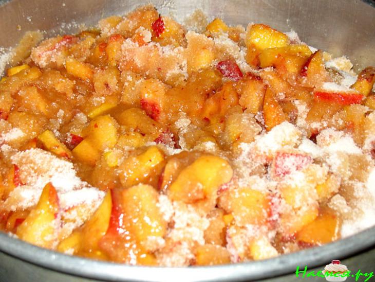 Нектариновое варенье с кофе и ванилью