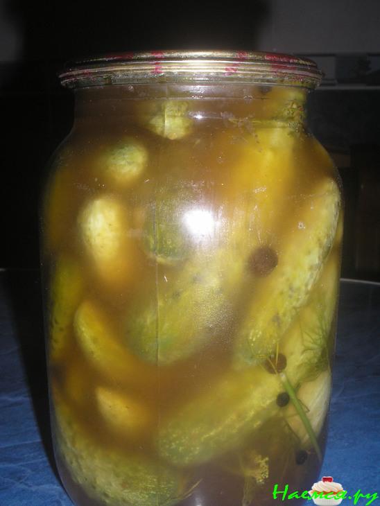 Огурцы с кетчупом "Чили"