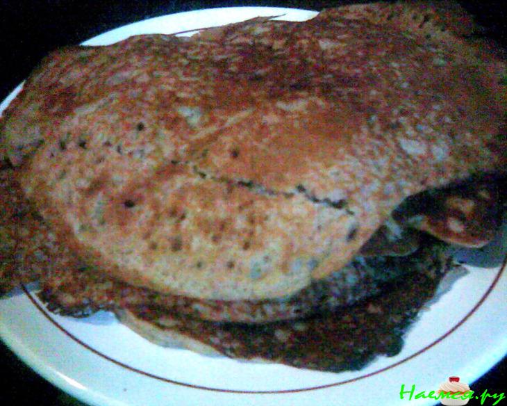 Сдобные гречневые блины