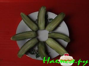 Малосольные огурчики с хреном