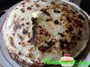 Блинчики сладенькие на молочке