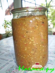 Икра баклажанная с болгарским перцем