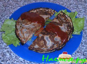 Блинчики с мясом и рисом