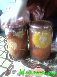 Медовые перцы фаршированные