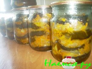 Баклажаны с овощами (на зиму)