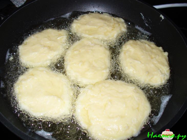 Картофельно-Сырные оладьи  
