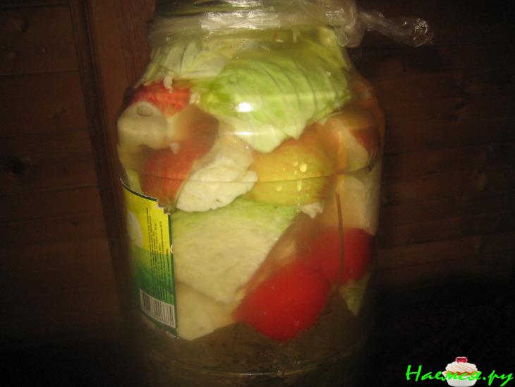 Старорусский рецепт "Разносолы на "смородовом" рассоле"