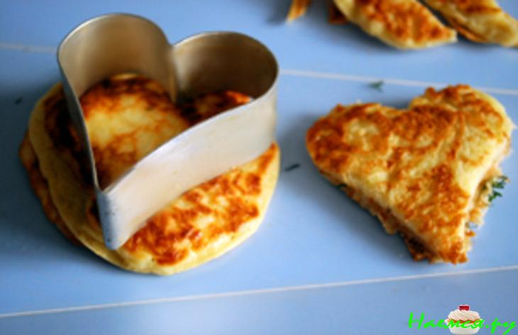 Оладьи с сыром для любимых