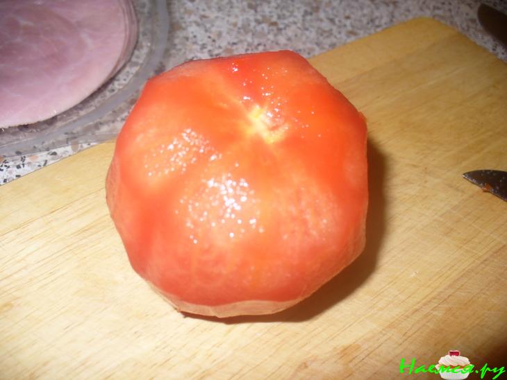 Блинные конвертики с ветчиной и сыром