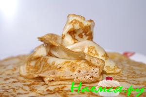 Блинчики тонкие с крахмалом