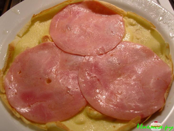 Омлетные блинчики со шпинатом