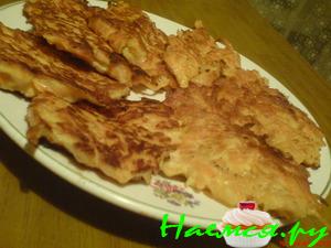 Морковно-сырные оладьи