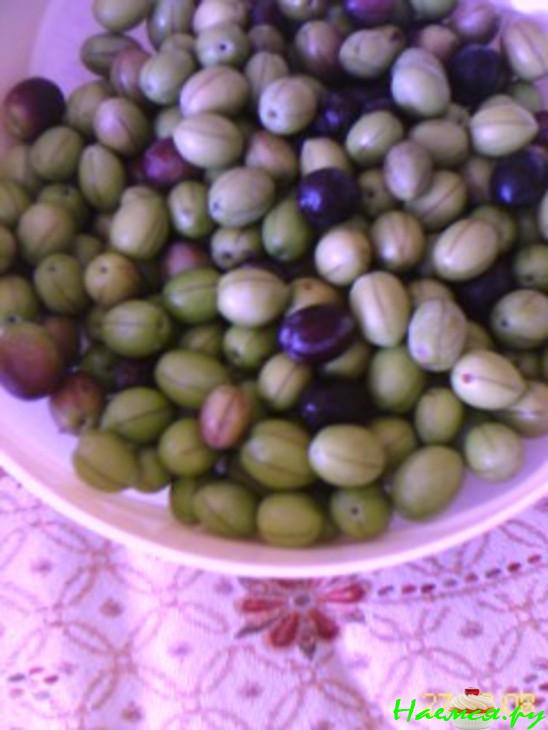 Заготовка на зиму: зелёные оливки
