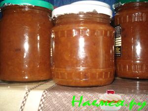 Персиковый джем с желатином