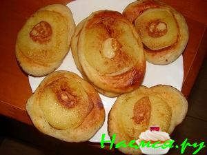 Яблочные оладьи на кефире