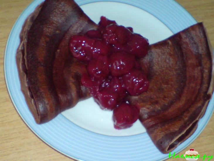 Блины шоколадные "Шварцвальд" (День второй..)