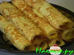 Омлетные трубочки с начинкой Омлетные трубочки с начинкой