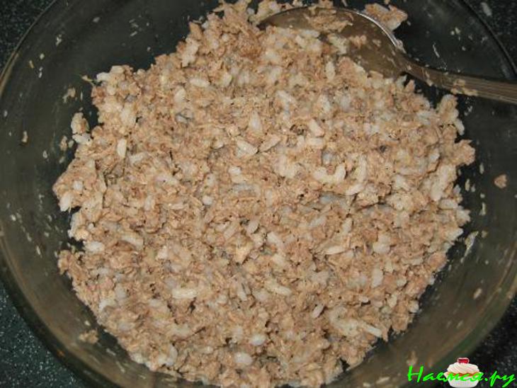 Блинчики с мясом и рисом Блинчики с мясом и рисом