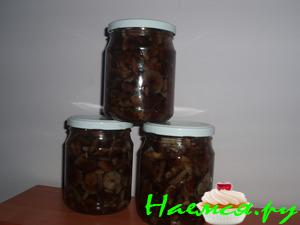 Опятки маринованые