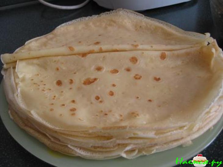 Блинчики с куриными сердечками и желудочками