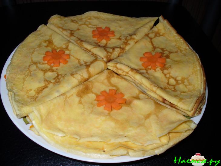 Морковные блинчики