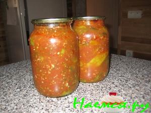 Готовимся к зиме. Горький перец в томате
