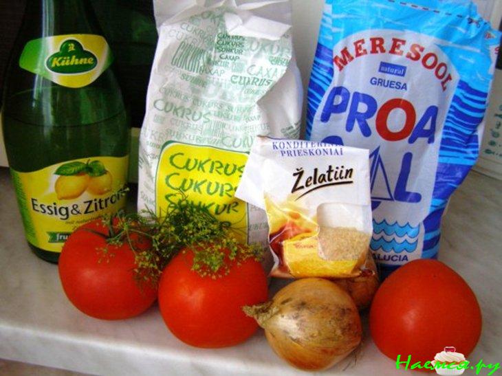 Помидоры в желе