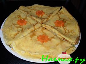 Морковные блинчики