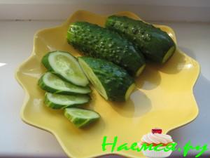 Малосольные огурчики с чесноком