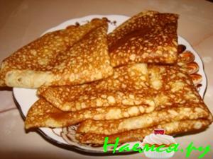 Блинчики цитрусовые