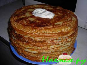 Блины дрожжевые на Масленицу Блины дрожжевые на Масленицу