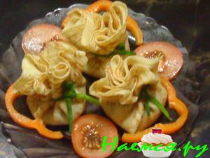 Блины "Мешки с сюрпризом"