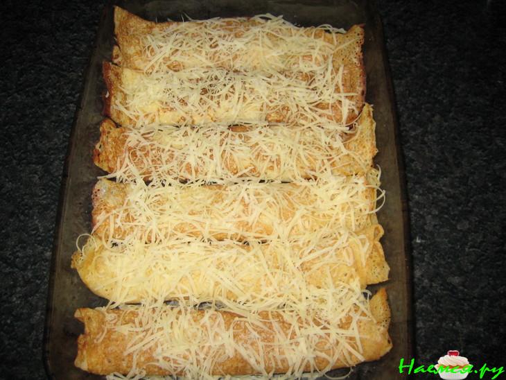 Блины с грибами и голубым сыром Блины с грибами и голубым сыром